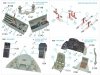 Quinta Studio QD32069 Me 262A 3D-Printed & coloured Interior on decal paper (Revell) 1/32